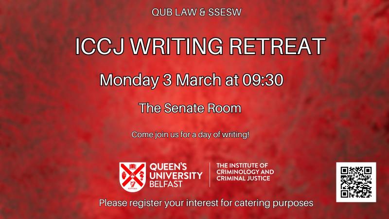 Poster advertising the ICCJ Writing Retreat